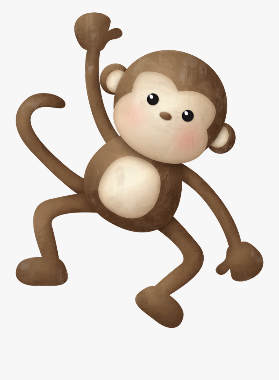 Transparent Monkey Clip Art - Safari Jungle Animal Clipart, Transparent Clipart