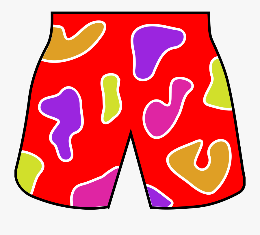 Beach Shorts Clipart, Transparent Clipart