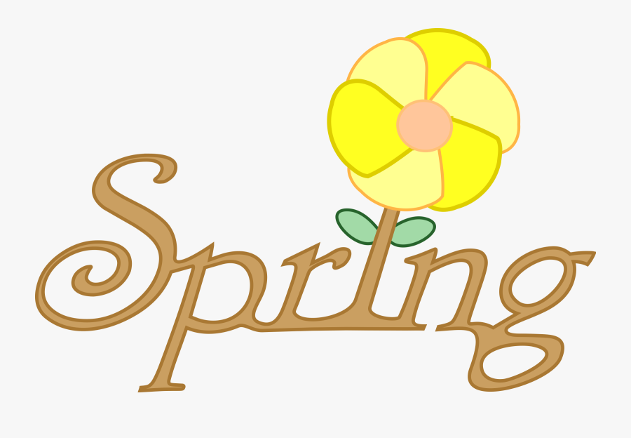 Spring Clipart, Vector Clip Art Online, Royalty Free - Spring Season In Cartoon, Transparent Clipart