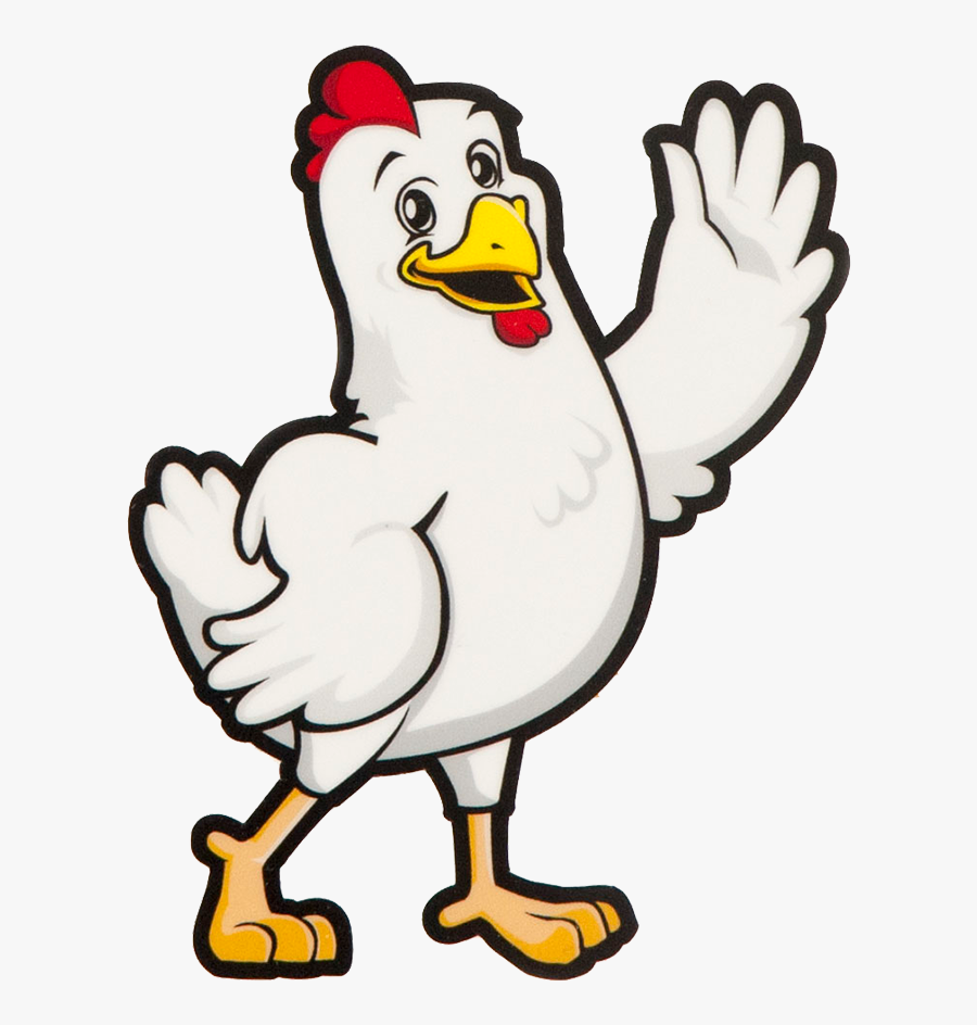 Happy Treats Stickers - Cartoon Happy Chicken Png, Transparent Clipart