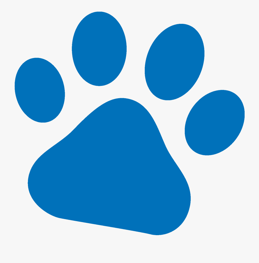 Pals Paw Blue, Transparent Clipart