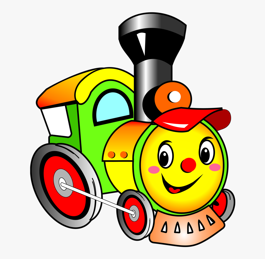 Train Clipart For Kids - Train Cartoon Clipart, Transparent Clipart