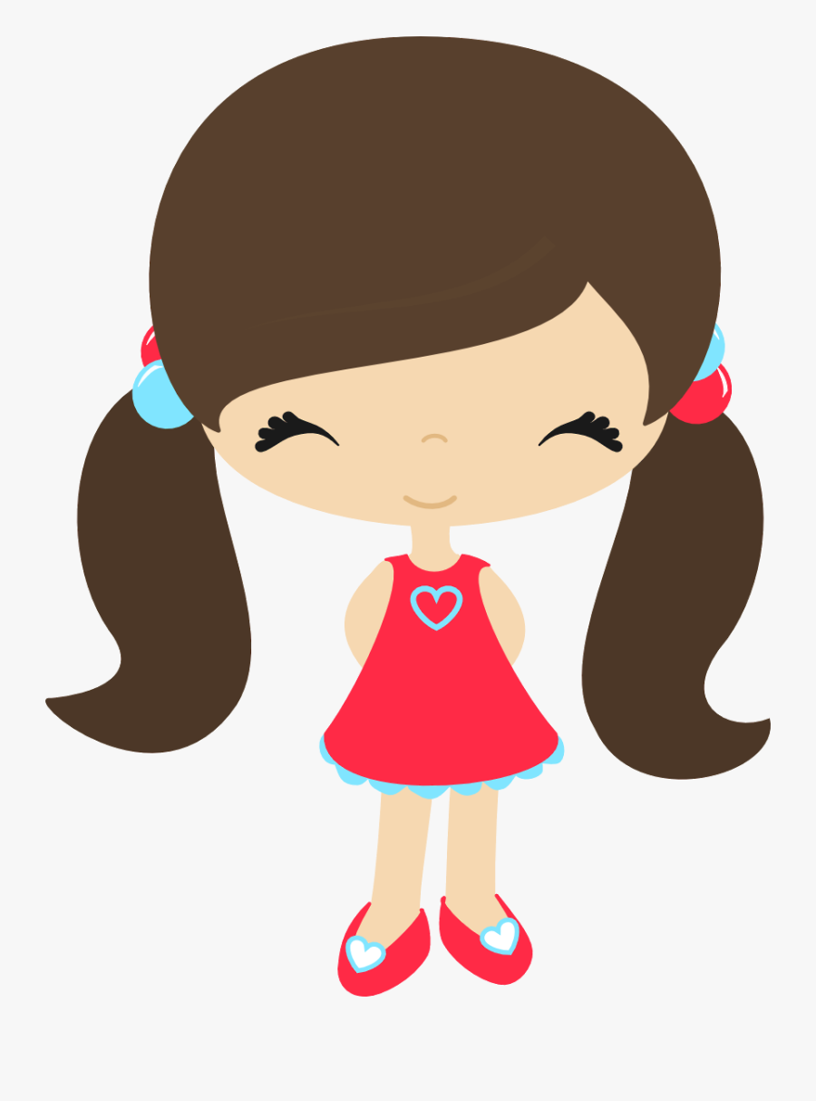 Clip Art Pin By Stefany Cravero - Cute Clipart Girl, Transparent Clipart