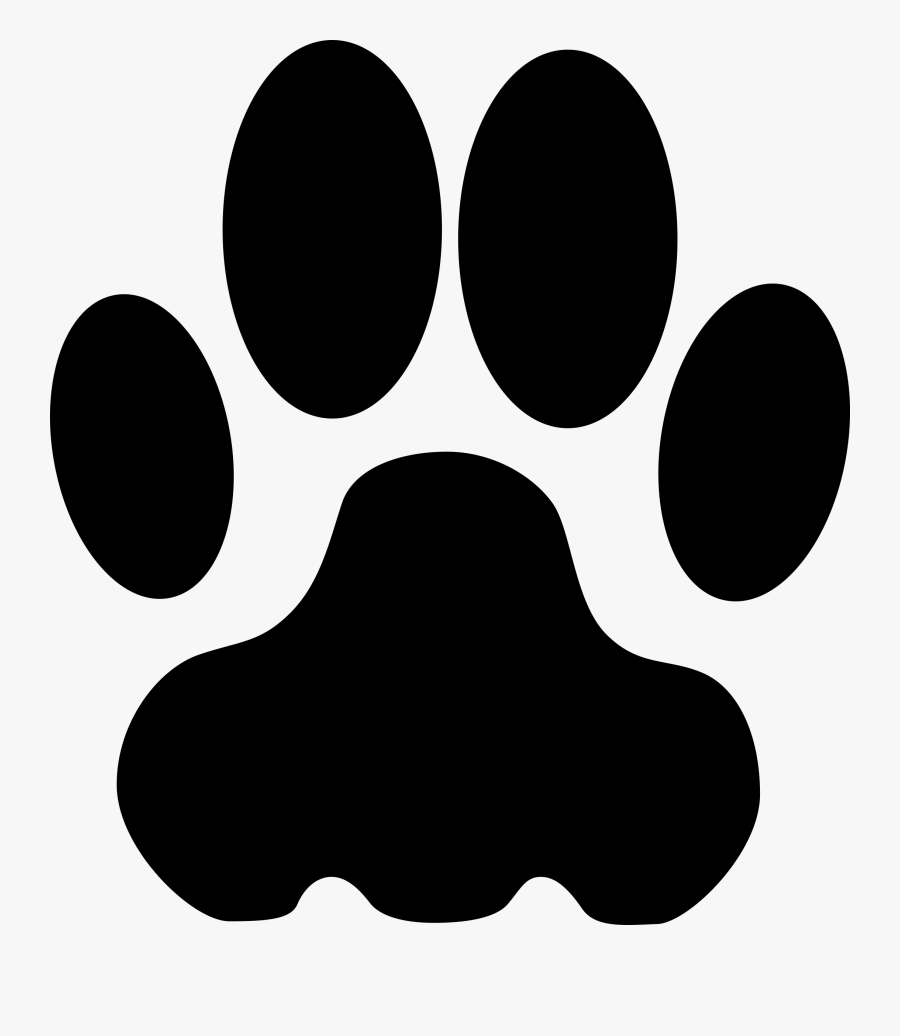 Best Of Cub Paw Print Clip Art Medium Size - Dog Paw Clipart, Transparent Clipart