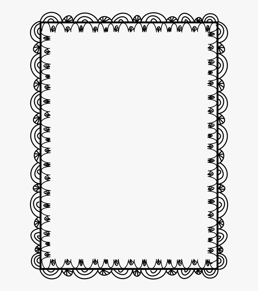 Microsoft Clip Art Borders Free Cute Page Borders Black And White