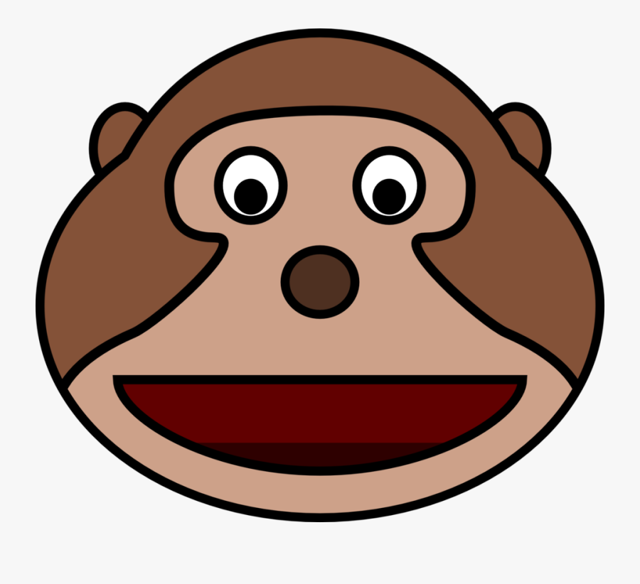 Monkey Clipart - Monkey Head Png, Transparent Clipart