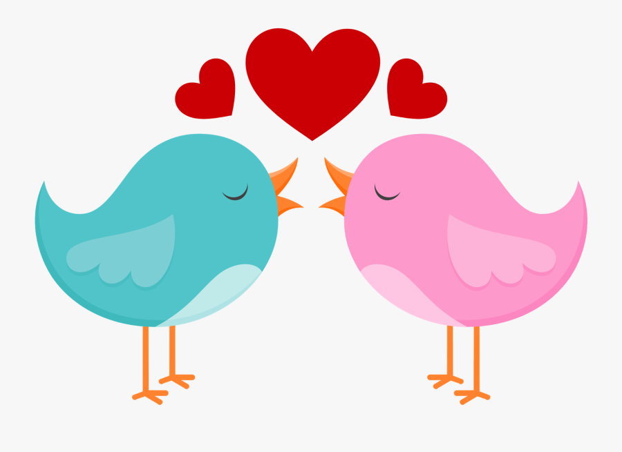 Two Less Fish In Wedding Clipart - Love Birds Png Clipart, Transparent Clipart