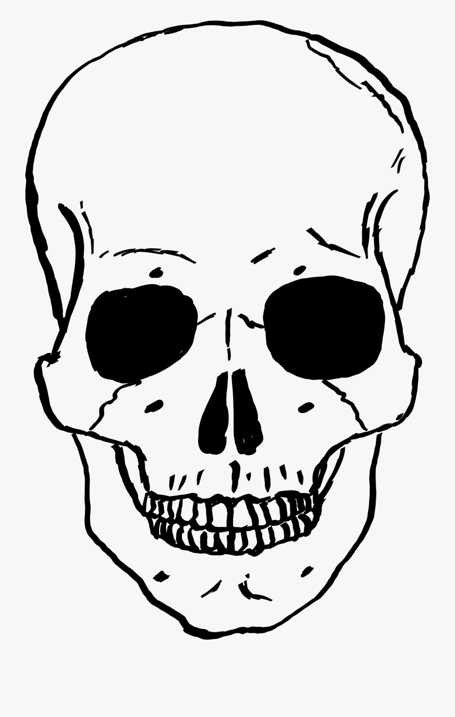 Skull Clip Art Free Clipart 2 Image Skeleton Face Coloring Pages