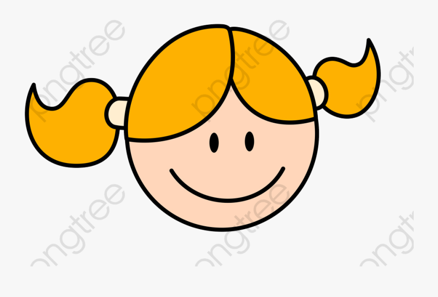 Smiling Happy Png Transparent - Clipart Girl Smiley Face, Transparent Clipart