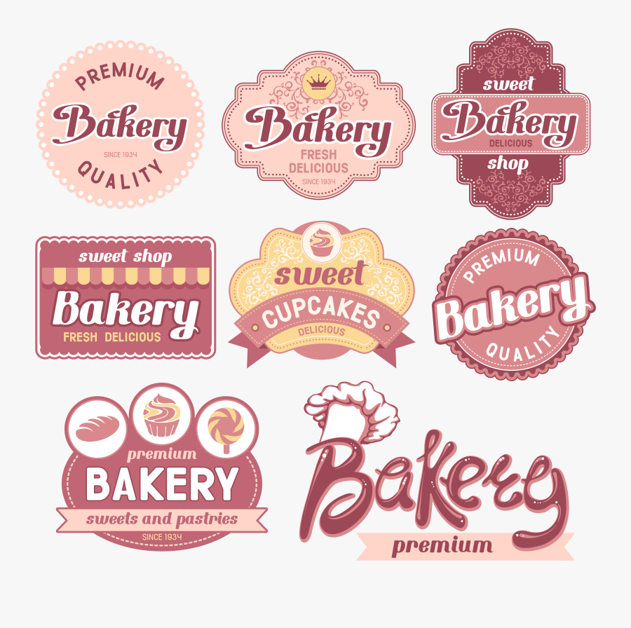 Bakery Label Stock Photography Clip Art - Logo Sticker Baking, Transparent Clipart