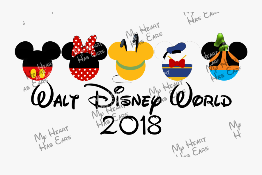 Disney World Holiday Clipart Free Best Transparent - Pluto Mickey Mouse Head, Transparent Clipart