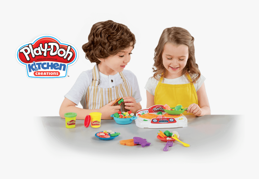 Toy,baby Playing With With Kids - Playing Play Doh, Transparent Clipart