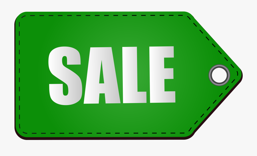 Green Sale Tag Transparent Png Clip Art Image - Green Tag Sale Clipart, Transparent Clipart