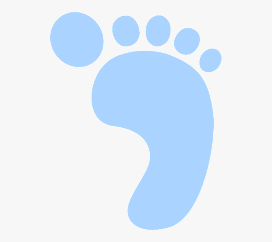 Footprint, Toes, Barefoot, Baby, Child, Imprint, Human - Pé De Bebe Desenho Png, Transparent Clipart