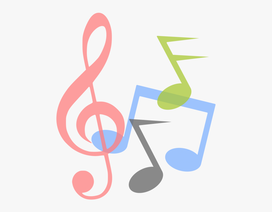 Clip Art Music Notes Design - Music Notes Silhouette Png, Transparent Clipart