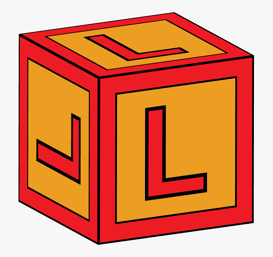 Block Letter D Clipart - Toy Block Letter L, Transparent Clipart