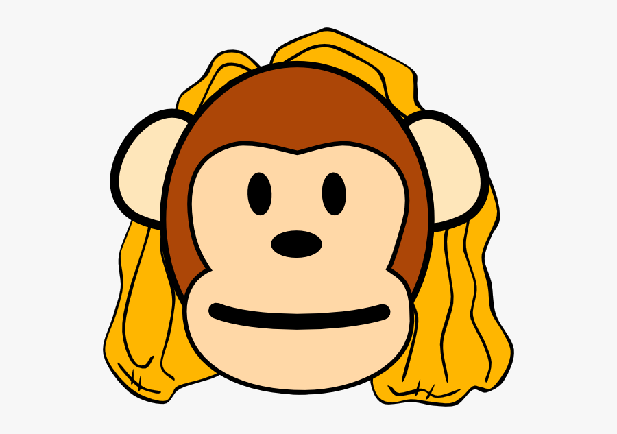 Head Clipart Mom Drawing Of Monkey Face - Monkey Face Cartoon , Free ...