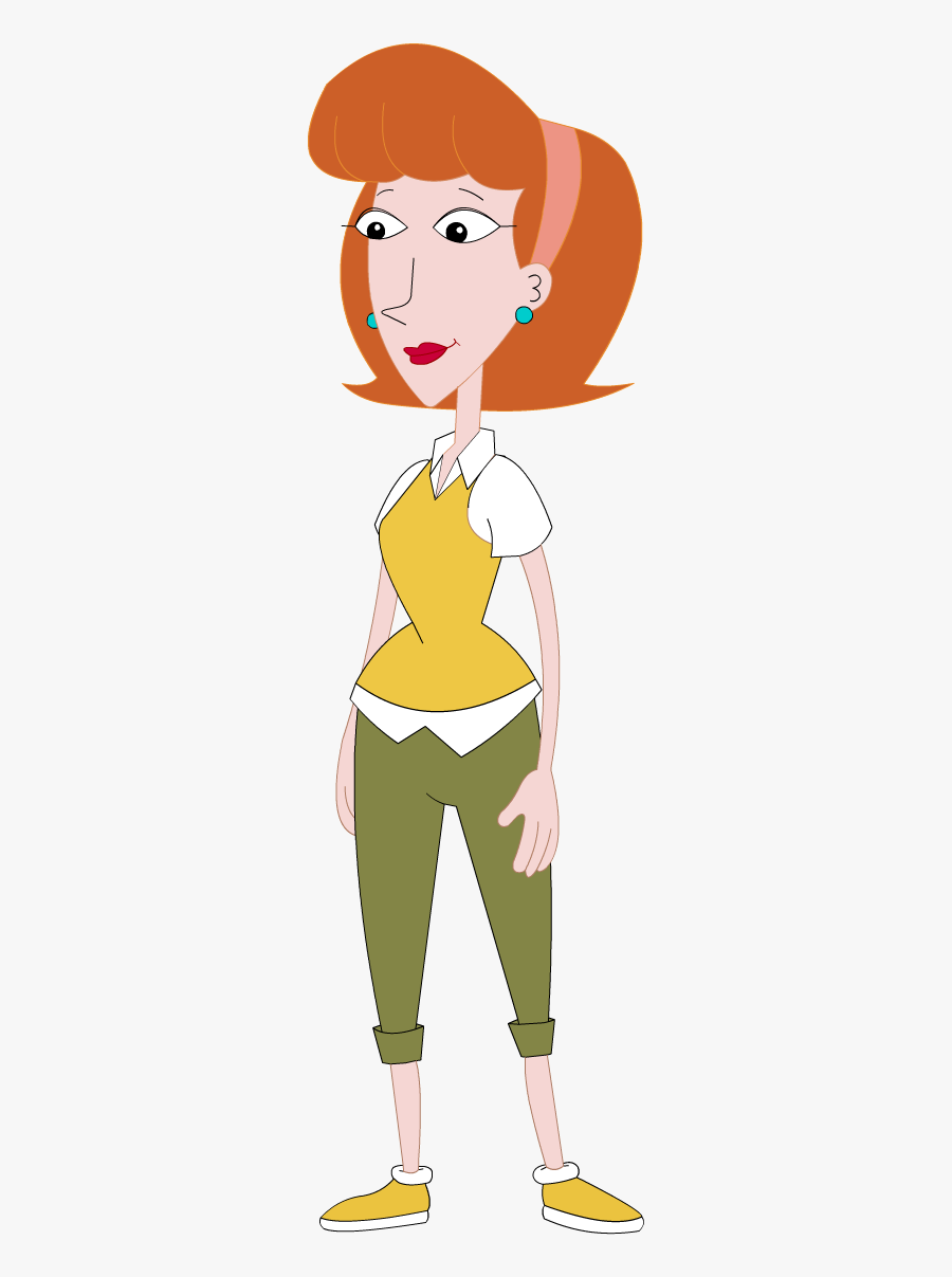 Linda Flynn Fletcher Pinterest - Phineas And Ferbs Mom, Transparent Clipart