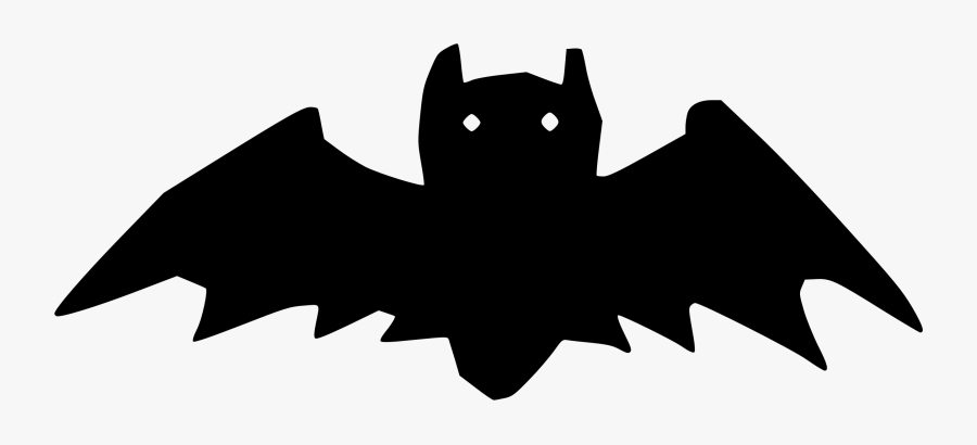 Bat,leaf,symbol - Cartoon Bats Silhouettes Png, Transparent Clipart