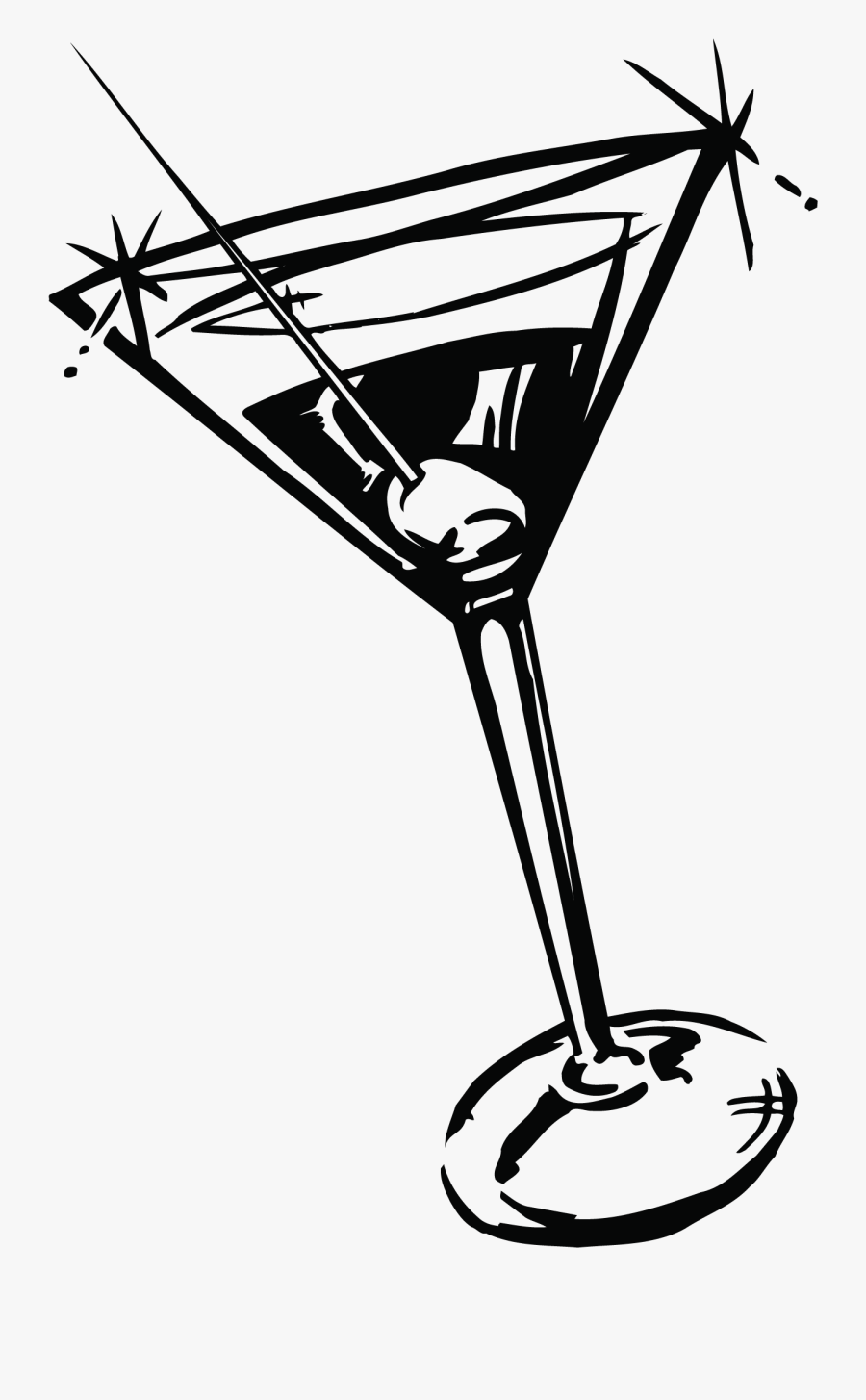 Cocktail Glass Clip Art, Transparent Clipart
