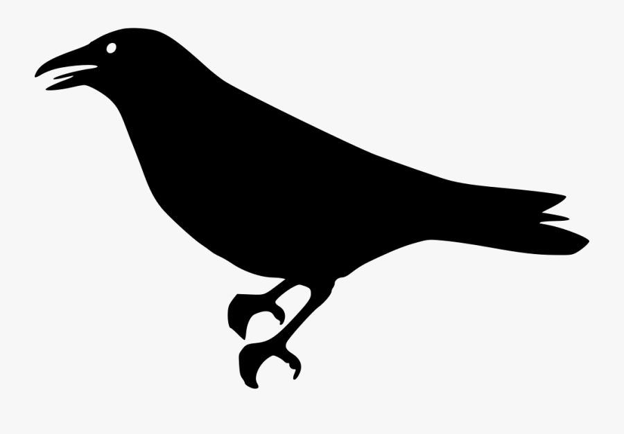 Clip Art Crow Icon - Crow Icon Png, Transparent Clipart