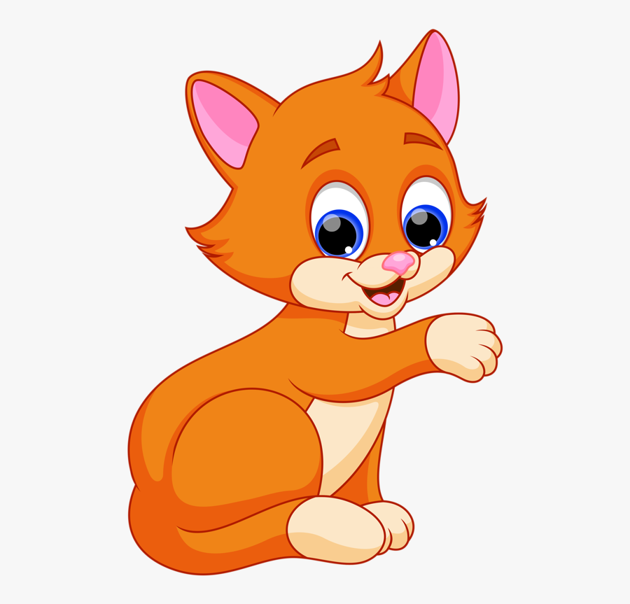 Png Kid Quilts - Cartoon Ginger Cat , Free Transparent Clipart - ClipartKey