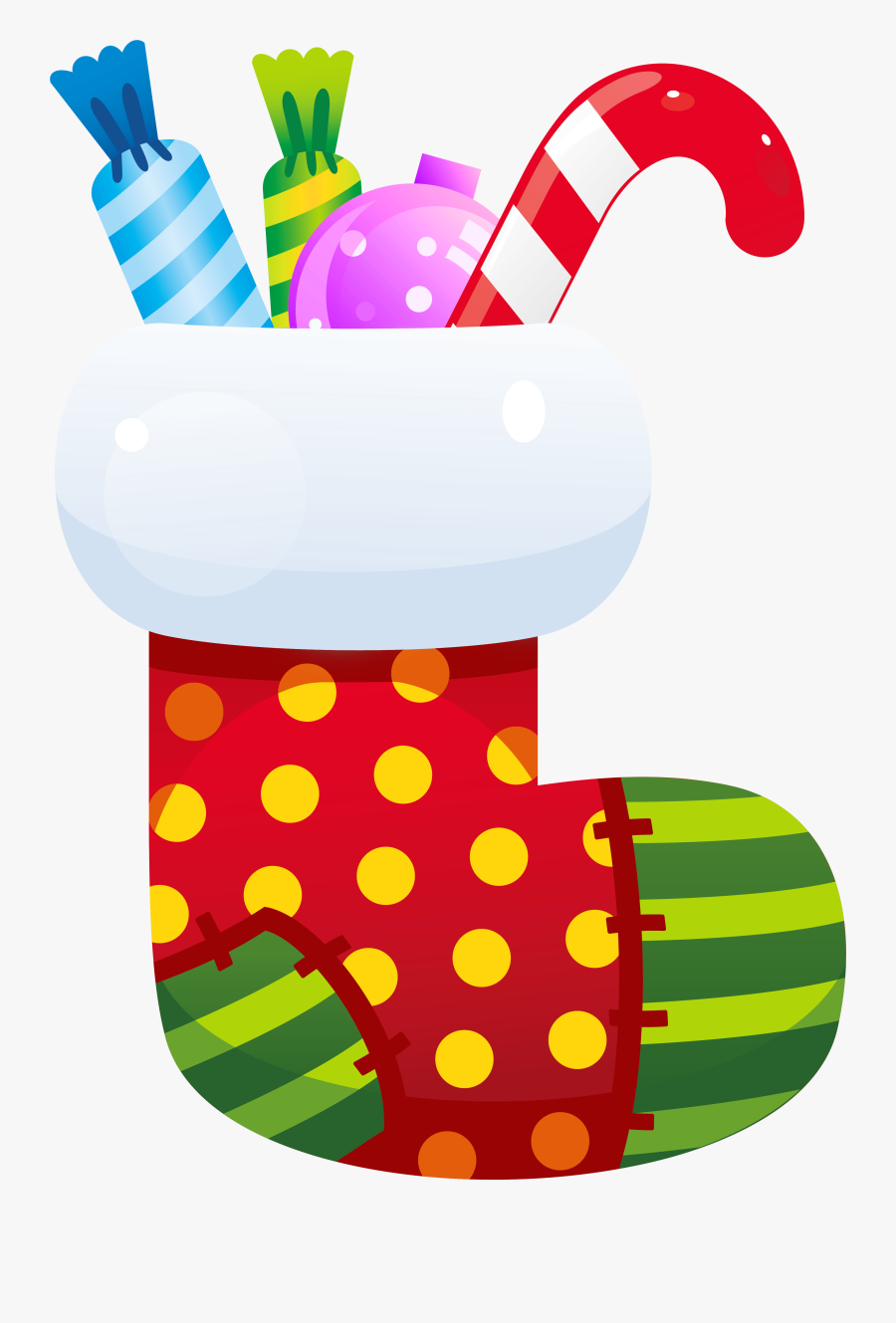 Socks Clipart Xmas - Transparent Christmas Stocking Clipart, Transparent Clipart