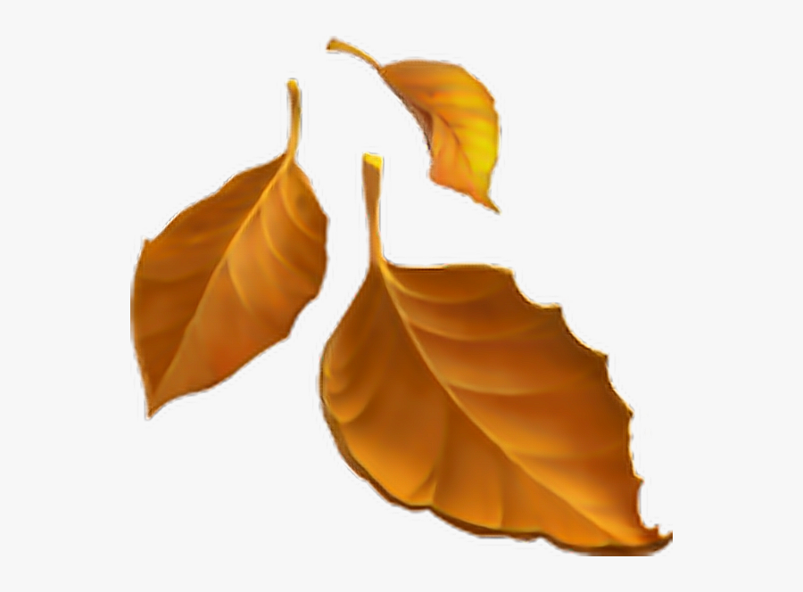 Autumn Leaves Clipart Emoji Fallen Leaf Emoji Free Transparent Clipart Clipartkey