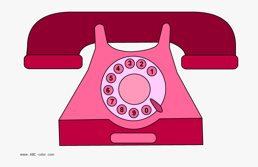 Clipart Telephone Rotary Dial Phone - Phone Home Clipart, Transparent Clipart