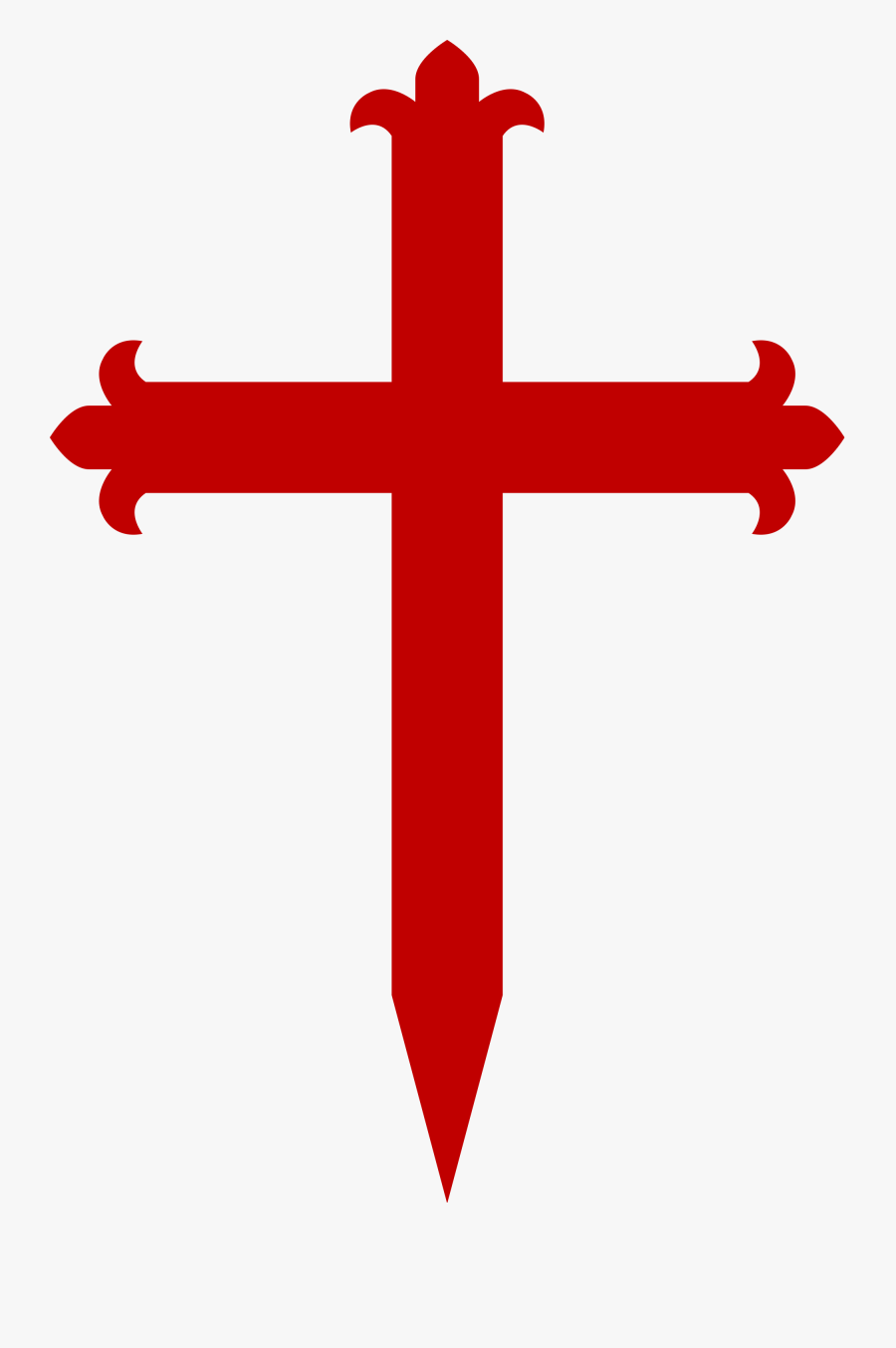 File St James Svg - Cross Of St James, Transparent Clipart