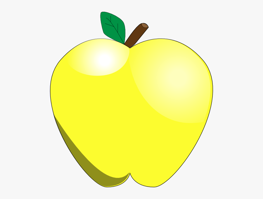 Transparent Apples Clipart - Yellow Apples Clipart, Transparent Clipart