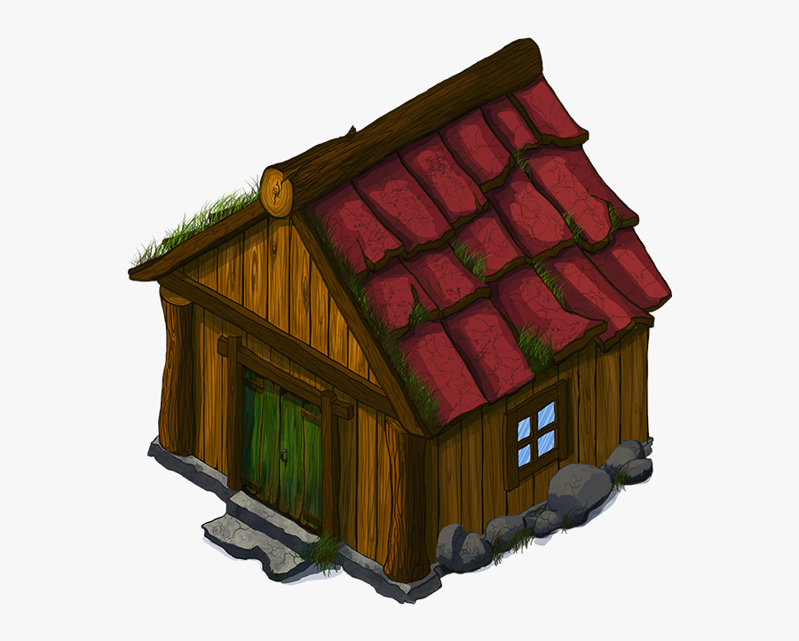 Cottage Clipart Simple House - House 2d Png, Transparent Clipart