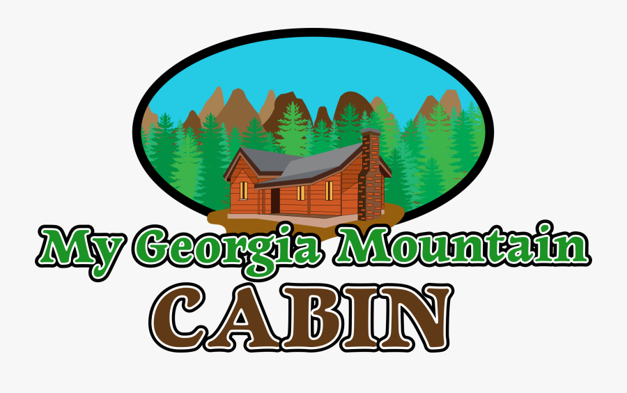 My Georgia Mountain Cabin, Transparent Clipart