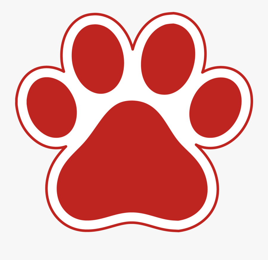 Paw Print Dog Ideas About Clip Art On Transparent Png - Red Paw Print Clipart, Transparent Clipart