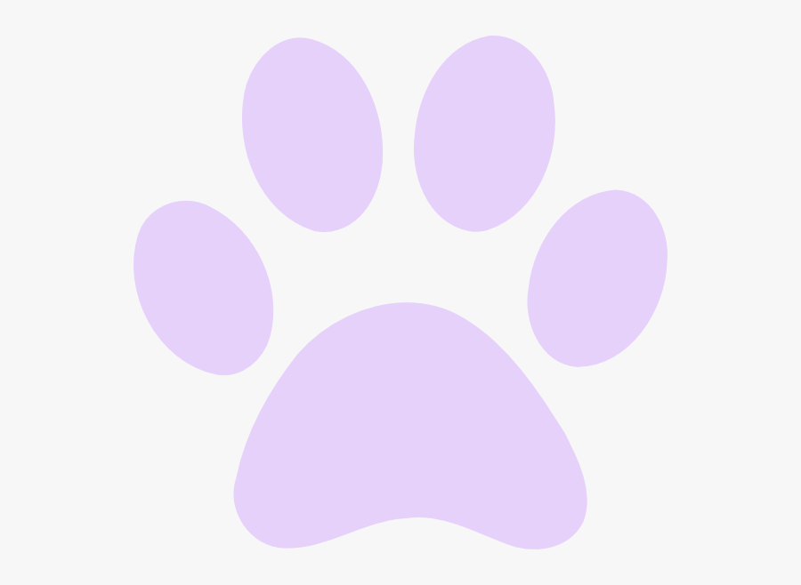 Purple Dog Paws Clipart, Transparent Clipart