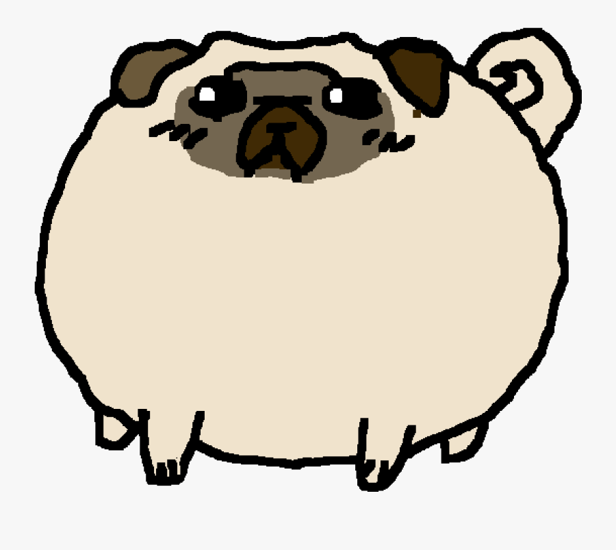 Draw A Fat Pug , Free Transparent Clipart - ClipartKey