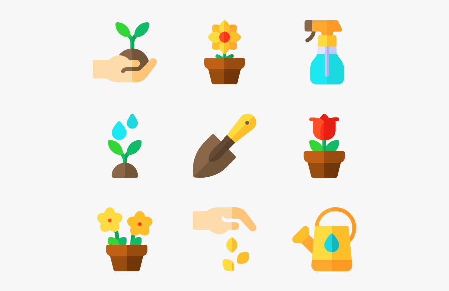 House Plants - Flower Pot Icon, Transparent Clipart