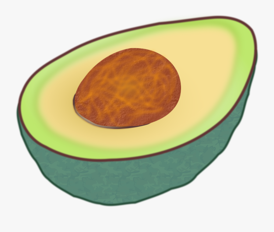 Avocado Clip Art, Transparent Clipart