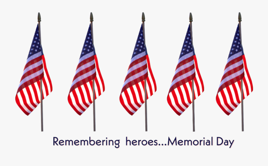 Flags Americanflags Memorialday Madewithpicsart Redwhiteandblue - Flag Of The United States, Transparent Clipart