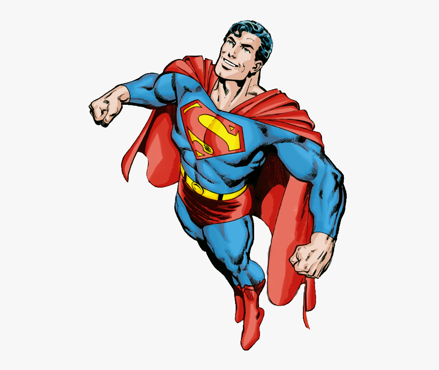 Superman Clipart Strong - Comic Superman, Transparent Clipart