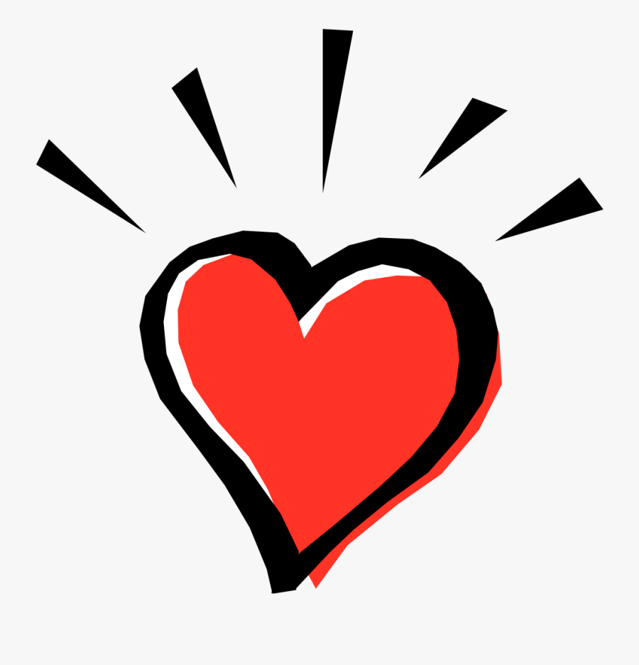 Transparent Heart Organ Png - Glowing Heart Png, Transparent Clipart