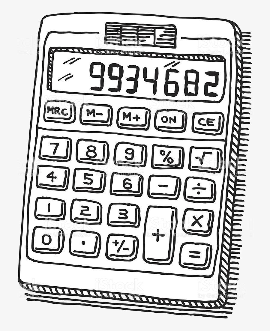 Calculator Clipart Black And White Transparent Png Calculator Clipart Black And White Free Transparent Clipart Clipartkey