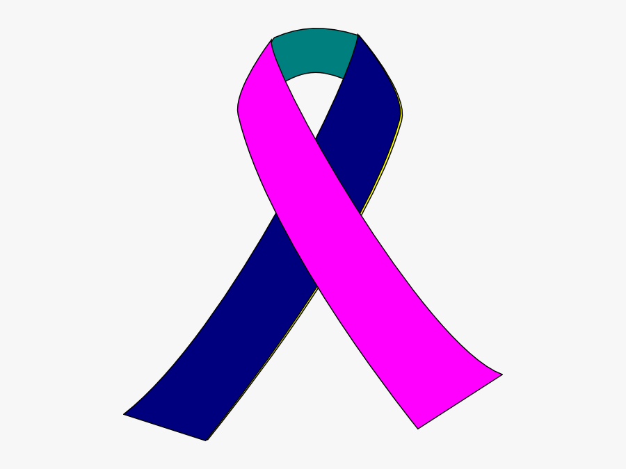 Purple Cancer Ribbon Png Clipart , Png Download - Men's Health Month Ribbon, Transparent Clipart