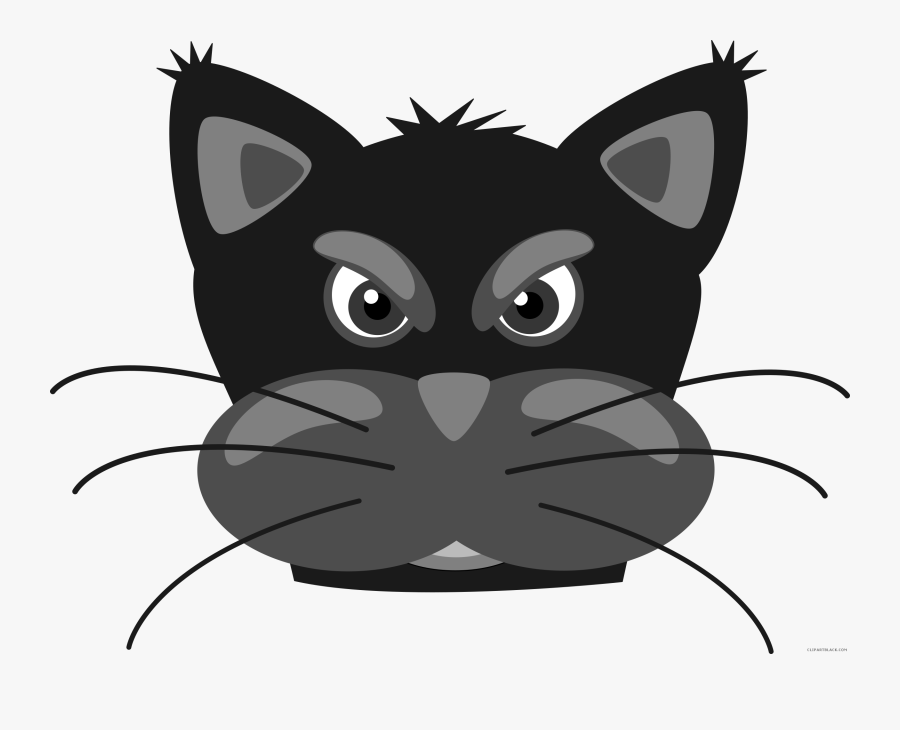 Transparent Panther Paw Png - Sad Cat Clip Art, Transparent Clipart