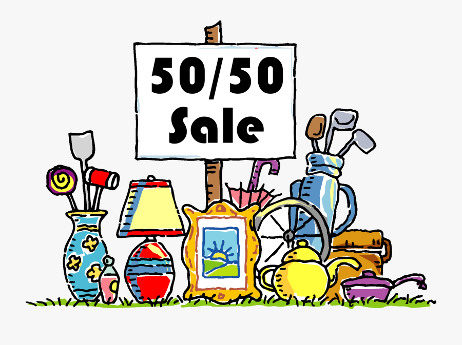 50-50 Sale - Clip Art Estate Sale, Transparent Clipart