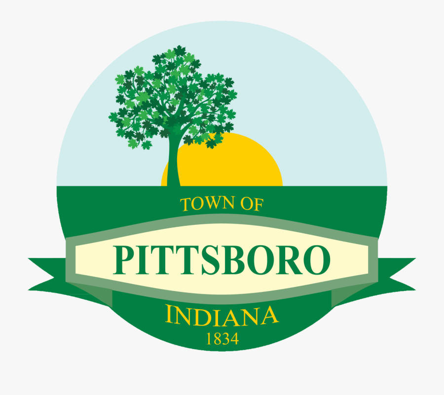 Pittsboro Indiana Logo, Transparent Clipart