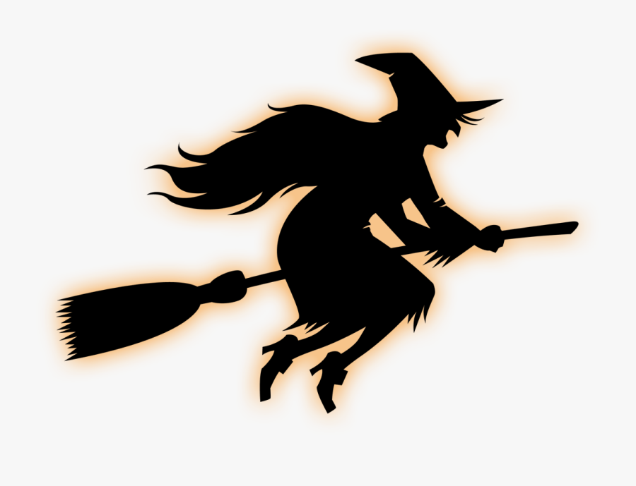 Witchs Broom Witchcraft - Halloween Decoration For Walls, Transparent Clipart