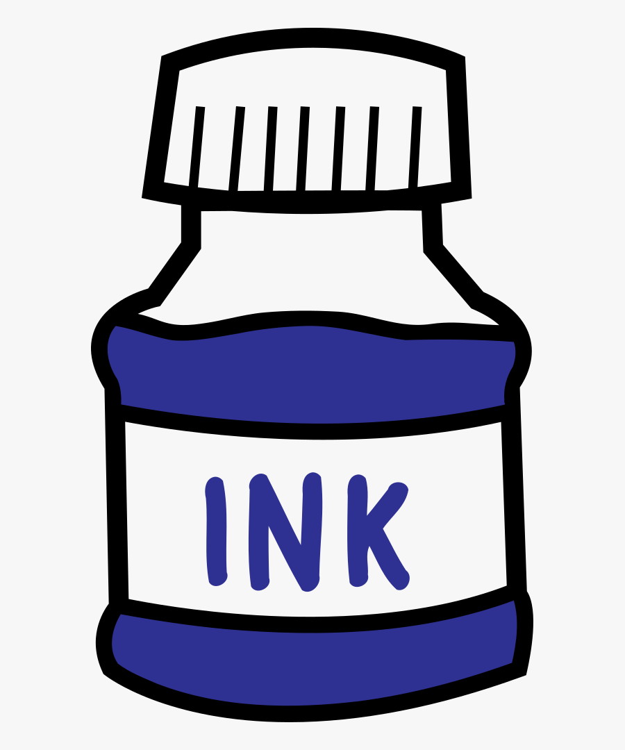 Ink Bottle - Ink Bottle Ink Clipart, Transparent Clipart