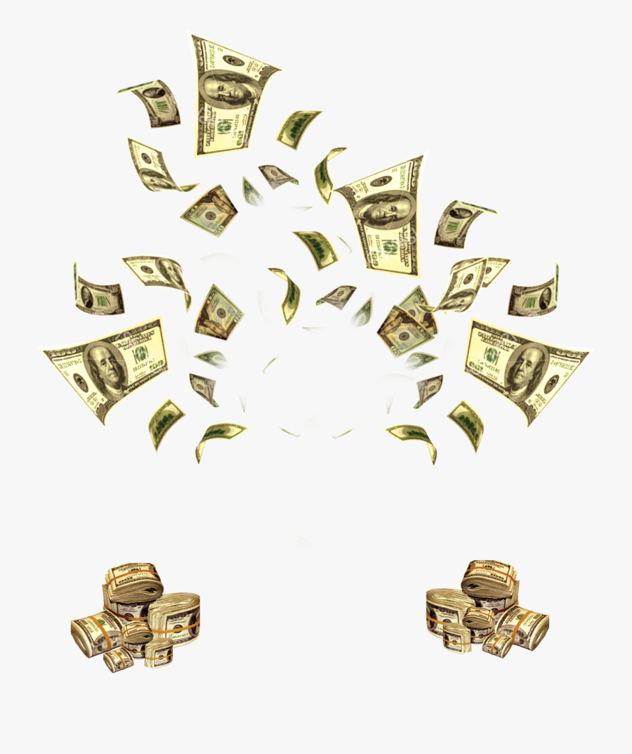 Money Flying Cash Clip Art , Png Download - Money Gold Flying Png, Transparent Clipart
