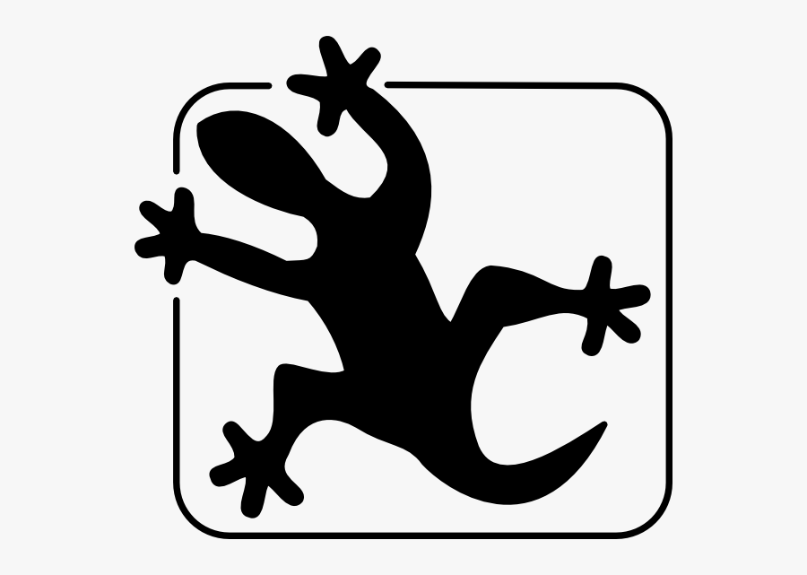Clip Art Silhouette Line - Frog, Transparent Clipart